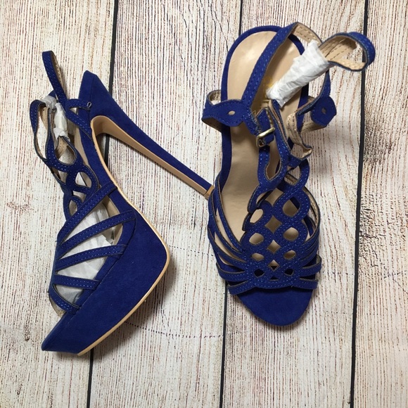 Charlotte Russe Shoes - NIB Cobalt Blue  Platform Stiletto Heel - 7